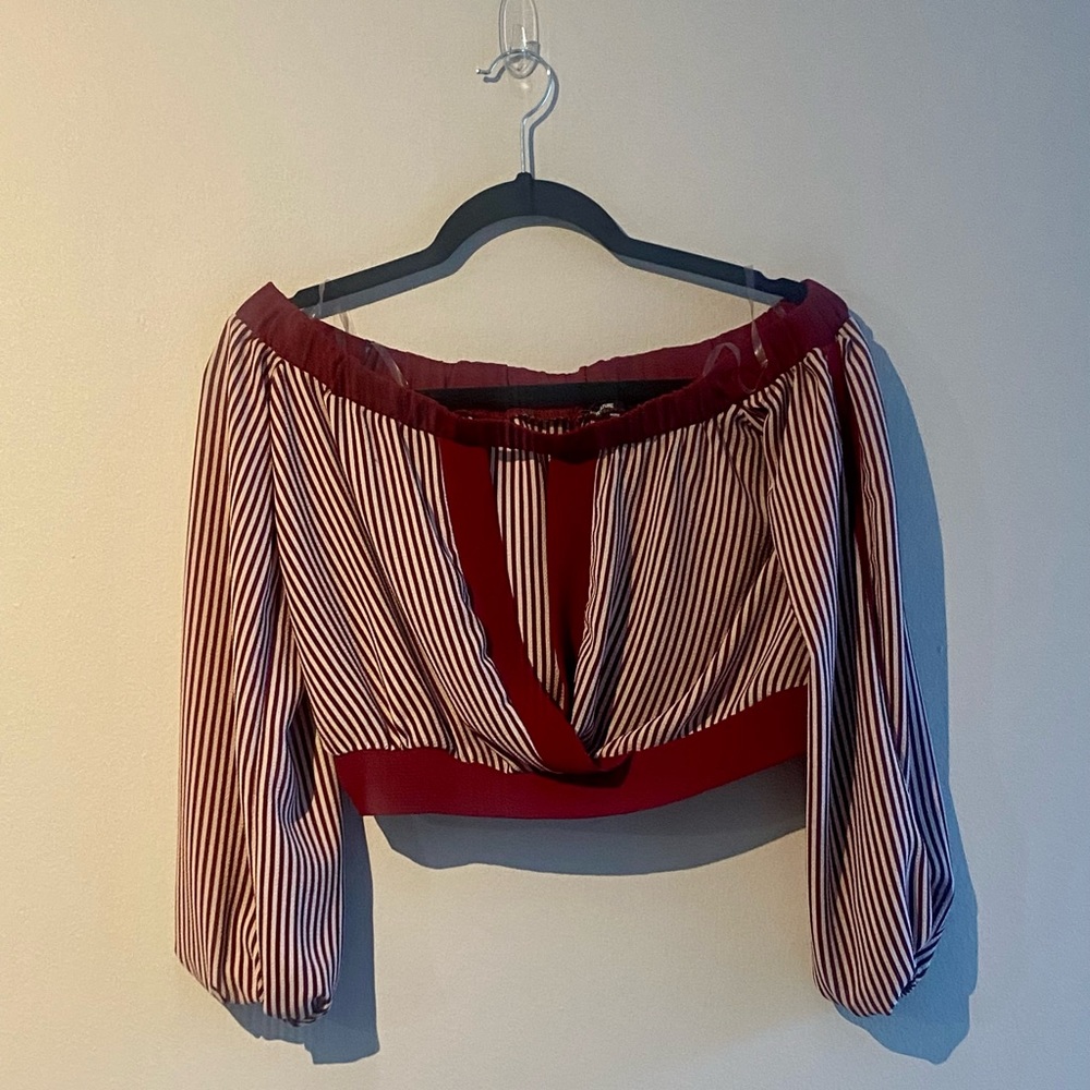 Striped Crop Top